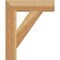 Ekena Millwork Traditional Block Rough Sawn Bracket, Western Red Cedar, 4"W x 18"D x 22"H BKT04X18X22TRA05RWR - alternate 4